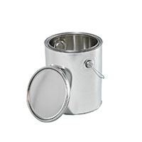 1 Gallon (gal) Capacity Unlined Tin Can with Ears, No Bail/Plug, Bulk Pallet - 1001AT & 1001AC