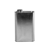 1 Quart Unlined Tin Oblong/F-Style Can with 1-1/4 Inch (in) Alpha Nozzle - 1204ALPHA