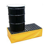 Flexible Model P2 Ultra-Spill Pallet with Drain - SC1345