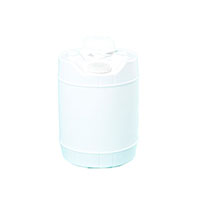 5 Gallon (gal) Capacity White Plastic Round Tight Head Pail with 70 Millimeter (mm) Opening - 3100