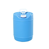 5 Gallon (gal) Capacity Blue Plastic Round Tight Head Pail with 70 Millimeter (mm) Opening - 3113BLSS