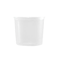 85 Ounce (oz) Capacity Natural Plastic Bucket - 3328