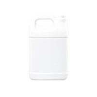 1 Gallon (gal) Capacity White High-Density Polyethylene (HDPE), 38 Millimeter (mm) F-Style Bottle - 3460WA