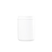 70 Ounce (oz) Capacity White High-Density Polyethylene (HDPE), 117 Each Case Pack Plastic Wide Mouth Bottle - 3482