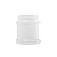 1 Ounce (oz) Capacity Natural Polypropylene (PP) Plastic Spice Jar - 35001