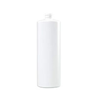 32 Ounce (oz) Capacity White High-Density Polyethylene (HDPE), 66 Each Case Pack Plastic Cylinder Bottle - 3503W