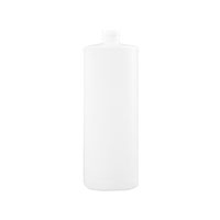 32 Ounce (oz) Capacity Natural High-Density Polyethylene (HDPE), 28-410 Neck Finish, and 92 Each Case Pack Plastic Cylinder Bottle - 3504HT