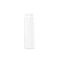 32 Ounce (oz) Capacity White High-Density Polyethylene (HDPE), 63 Millimeter (mm) Squeeze Lock Plastic Wide Mouth Bottle - 3510W