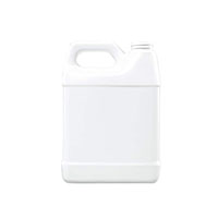 32 Ounce (oz) Capacity White High-Density Polyethylene (HDPE) F-Style Bottle - 3516W