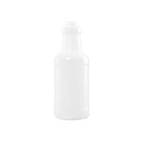 16 Ounce (oz) Capacity Natural High-Density Polyethylene (HDPE) Carafe/Decanter Bottle - 3541