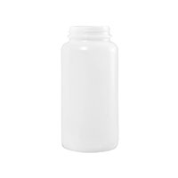 500 Cubic Centimeter (cm³) Capacity Natural High-Density Polyethylene (HDPE) Plastic Packer Bottle - 3558