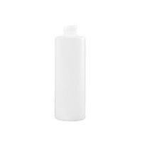 8 Ounce (oz) Capacity Natural High-Density Polyethylene (HDPE), 24-410 Neck Finish, and 336 Each Case Pack Plastic Cylinder Bottle - 3560