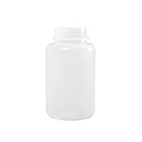 150 Cubic Centimeter (cm³) Capacity Natural High-Density Polyethylene (HDPE) Plastic Packer Bottle - 357038