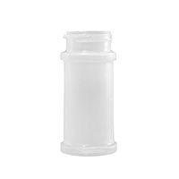 3.5 Ounce (oz) Capacity Natural Polypropylene (PP) Plastic Spice Jar - 3587PP