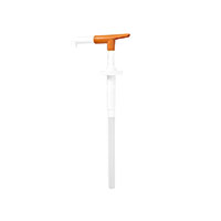 Maxie Dispensing Pump 53-400 Orange/White Polypropylene (PP), 30 Cubic Centimeter (cm³) Capacity Output, and 15 Inch (in) Dip Tube Sprayer - 372153ORANGEMAXIE