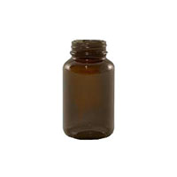 4 Ounce (oz) Capacity (120 Cubic Centimeter (cm³)) Amber Packer Jar - 3803PACR