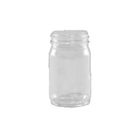 4 Ounce (oz) Capacity Flint Economy Glass Jar - 3815