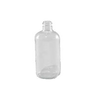 8 Ounce (oz) Capacity Flint Safety Coated Boston Round Jar - 3860SG