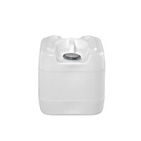 3.5 Gallon (gal) Capacity Natural Plastic Square Tight Head Pail - 83135GN