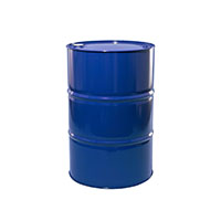 55 Gallon (gal) Capacity Blue, Lined Steel Tight Head Drum - 4101ISOBL