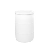 30 Gallon (gal) Capacity Natural Plastic Tight Head Drum - 4220N