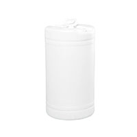 20 Gallon (gal) Capacity Natural Double Handle Plastic Tight Head Drum - 4225N