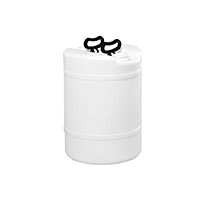 15 Gallon (gal) Capacity Natural Double Handle Plastic Tight Head Drum - 4230N