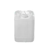 4.75 Gallon (gal) Capacity Natural Plastic Square Tight Head Pail with 70 Millimeter (mm) TE Opening - 831475GN