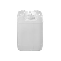 4 Gallon (gal) Capacity Natural Plastic Square Tight Head Pail with 70 Millimeter (mm) Opening - 8314GN