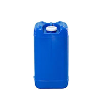 7 Gallon (gal) Capacity Blue Plastic Square Tight Head Pail with 70 Millimeter (mm) Opening - 8317GBL