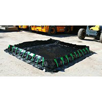 Model 10 x 10 x 1 Feet (ft) Dimension Stake Wall Ultra-Containment Berm - SC8210