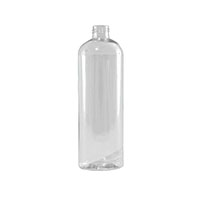 16 Ounce (oz) Capacity Clear Polyethylene Terephthalate (PET) Plastic Bullet Bottle - 83516CBUL