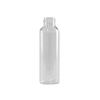 2 Ounce (oz) Capacity Clear Polyethylene Terephthalate (PET) Plastic Bullet Bottle - 8352CBUL