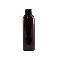 4 Ounce (oz) Capacity Amber Polyethylene Terephthalate (PET) Plastic Bullet Bottle - 8354ABUL