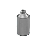 Cone Top 12 Ounce (oz) Capacity Metal Can with 1 Inch (in) Alpha Opening - 814CTC12A