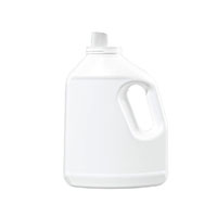 100 Ounce (oz) Capacity White High-Density Polyethylene (HDPE) Laundry Drainback Bottle - 835100WDB