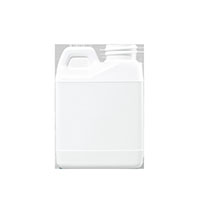 4 Ounce (oz) Capacity White High-Density Polyethylene (HDPE) F-Style Bottle - 8354WF