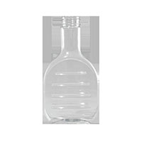 16 Ounce (oz) Capacity Clear Polyethylene Terephthalate (PET) Salad Dressing Oblong Bottle - 83516CSFD