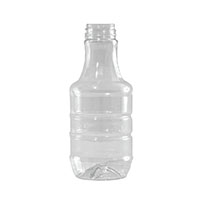 16 Ounce (oz) Capacity Clear Polyethylene Terephthalate (PET) BBQ Decanter Bottle - 83516CDFD