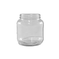 64 Ounce (oz) Capacity Flint Straight Sided Jar - 83864SS