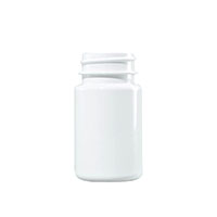 60 Cubic Centimeter (cm³) Capacity White Polyethylene Terephthalate (PET) Plastic Packer Bottle - 83560W