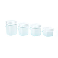 Plastic Square Open Head Pails