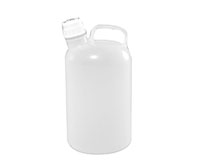 1 Gallon (gal) Capacity Natural High-Density Polyethylene (HDPE), 38 Millimeter (mm) Plastic Handleware Bottle - 834138N