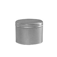 6 Ounce (oz) Capacity Metal Lid, Deep & Slipcover Can - 81426DB & 81426DT