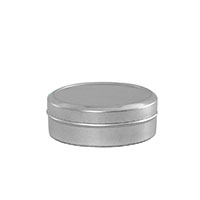 2 Ounce (oz) Capacity Metal Lid, Slim & Slipcover Can - 81422SDB & 81422SDT