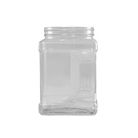 32 Ounce (oz) Capacity Clear Polyethylene Terephthalate (PET) Plastic Spice Jar - 835132C