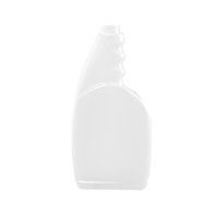 24 Ounce (oz) Capacity Natural High-Density Polyethylene (HDPE) Plastic Pistol Grip Trigger Sprayer Bottle - 835324N