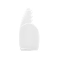 22 Ounce (oz) Capacity Natural High-Density Polyethylene (HDPE) Plastic Pistol Grip Trigger Sprayer Bottle - 835322N