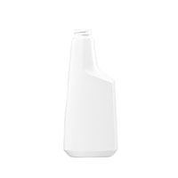 12 Ounce (oz) Capacity White High-Density Polyethylene (HDPE) Plastic Oblong Sprayer Bottle - 835312W