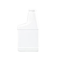 8 Ounce (oz) Capacity White High-Density Polyethylene (HDPE) Plastic, 28-400 Neck Finish RTU Sprayer Bottle - 83538WRTU